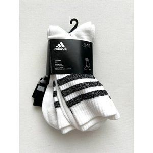 Adidas GB3543 Set of 3 Glam Crew Socks  ( L )